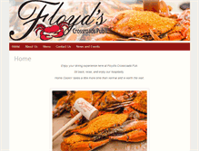Tablet Screenshot of floydscrossroadspub.com